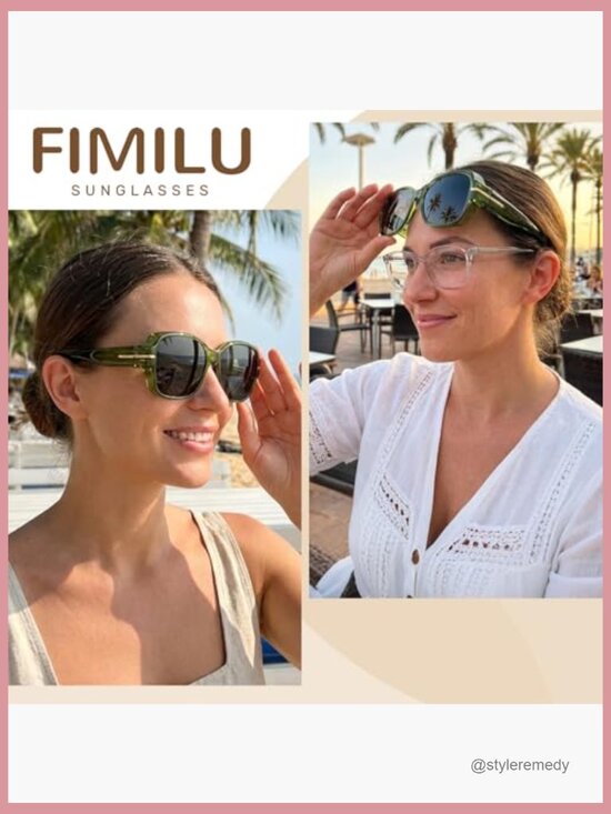 Polarized Fit Over Glasses Sunglasses, Square Frame, UV400 Protection main image 4
